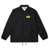 Logo Patch Coaches Jacket, Black