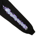 Flames L/S Tee, Black