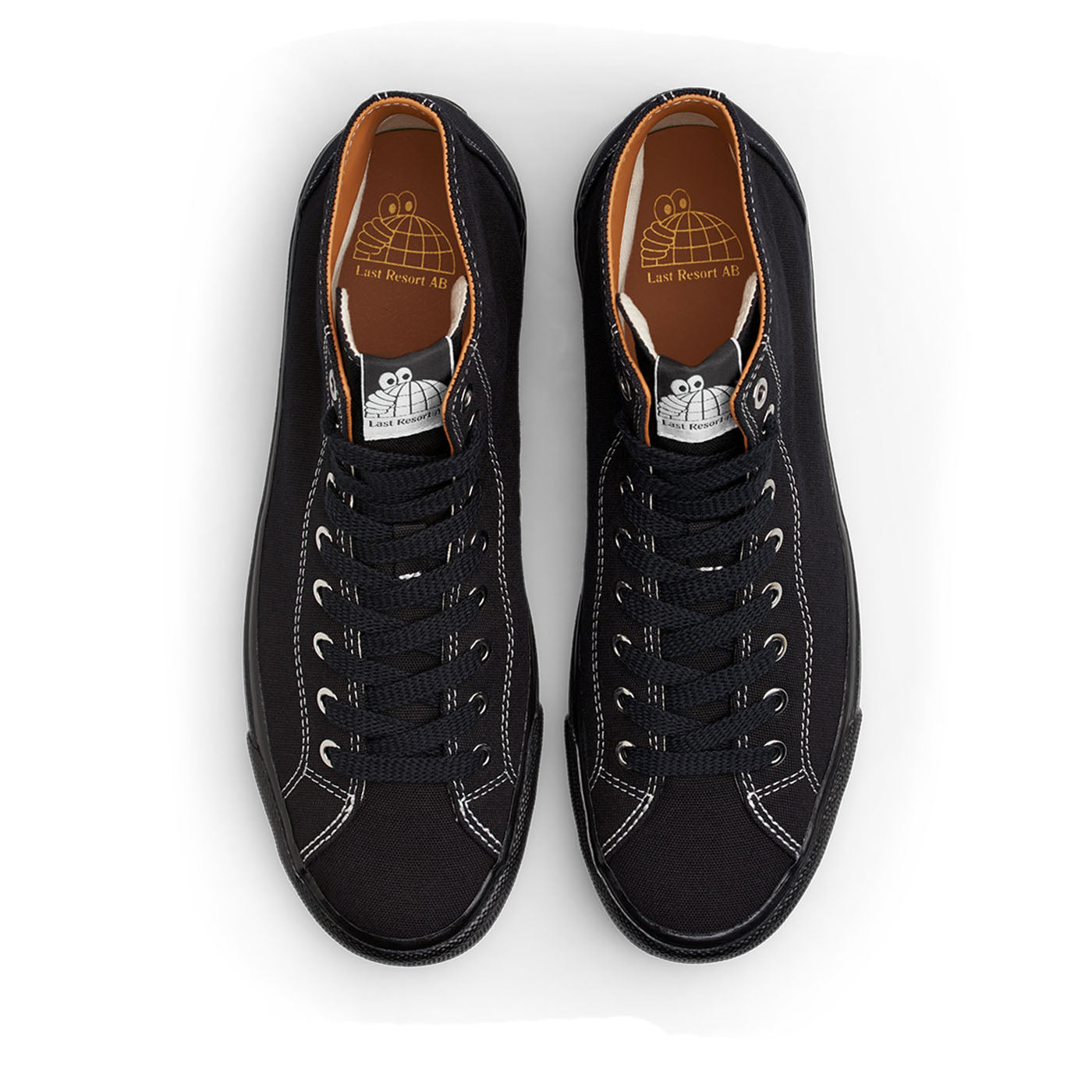 VM003 Hi Canvas Shoe, Black / Black / White