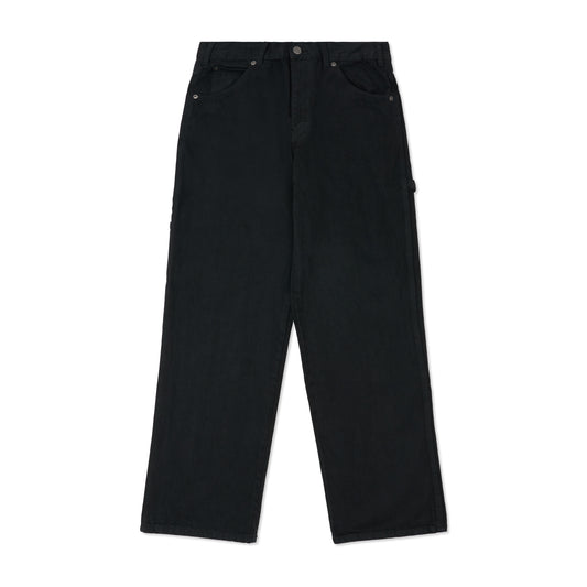 Relaxed Fit Carpenter Jean, Rinsed Black