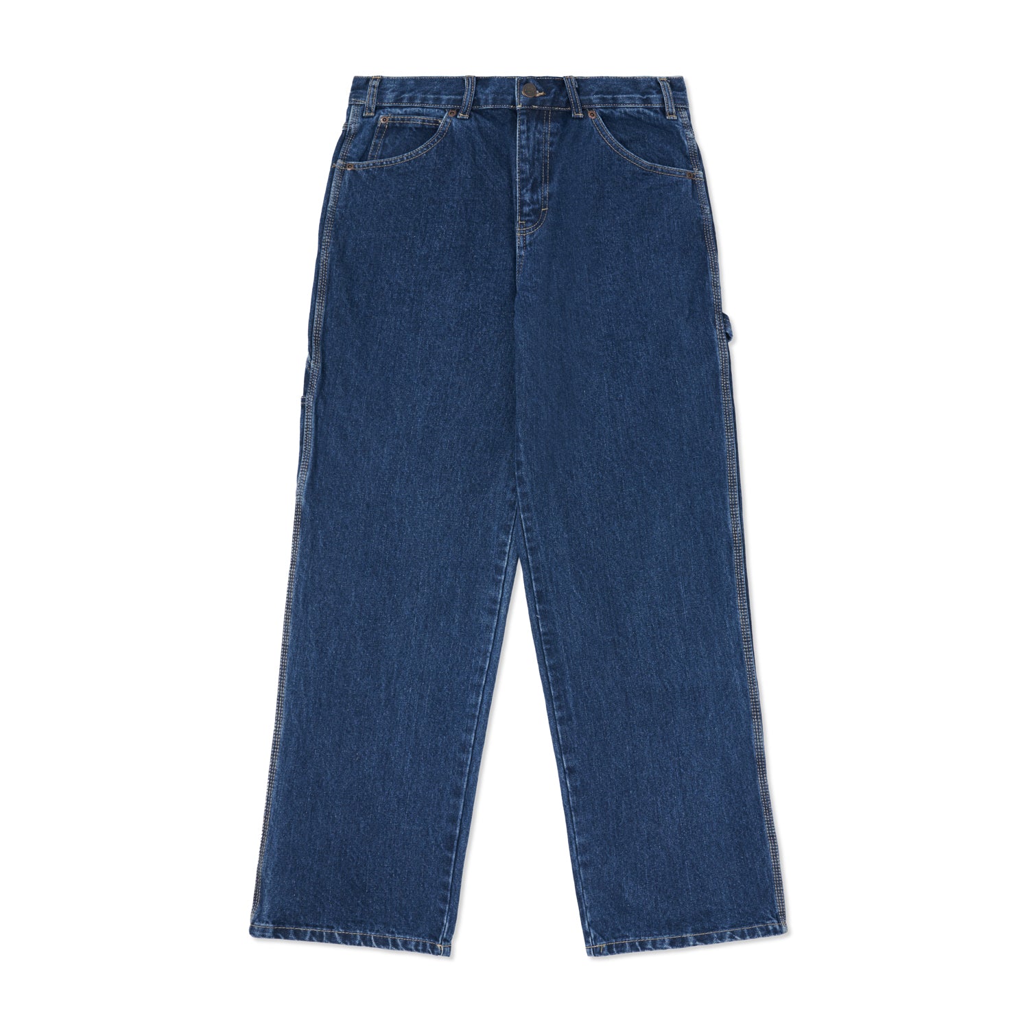 Relaxed Fit Carpenter Jean, Stone Washed Indigo
