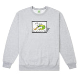 Classic Logo Crew, Heather Grey