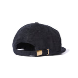 Sunset Corduroy Dolphin Logo Hat, Black