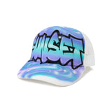 Airbrush Trucker Hat 02, White