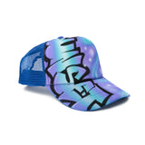 Airbrush Trucker Hat 09, Blue