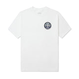 Split Cross Tee, White