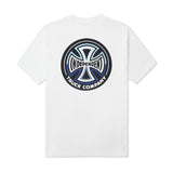 Split Cross Tee, White