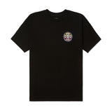 Split Cross Tee, Black