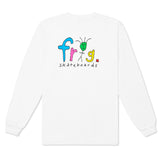 Frog Man L/S Tee, White
