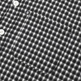 Workers Check Shirt, Black