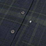 Potters Mark Workers Flannel Shirt, Navy