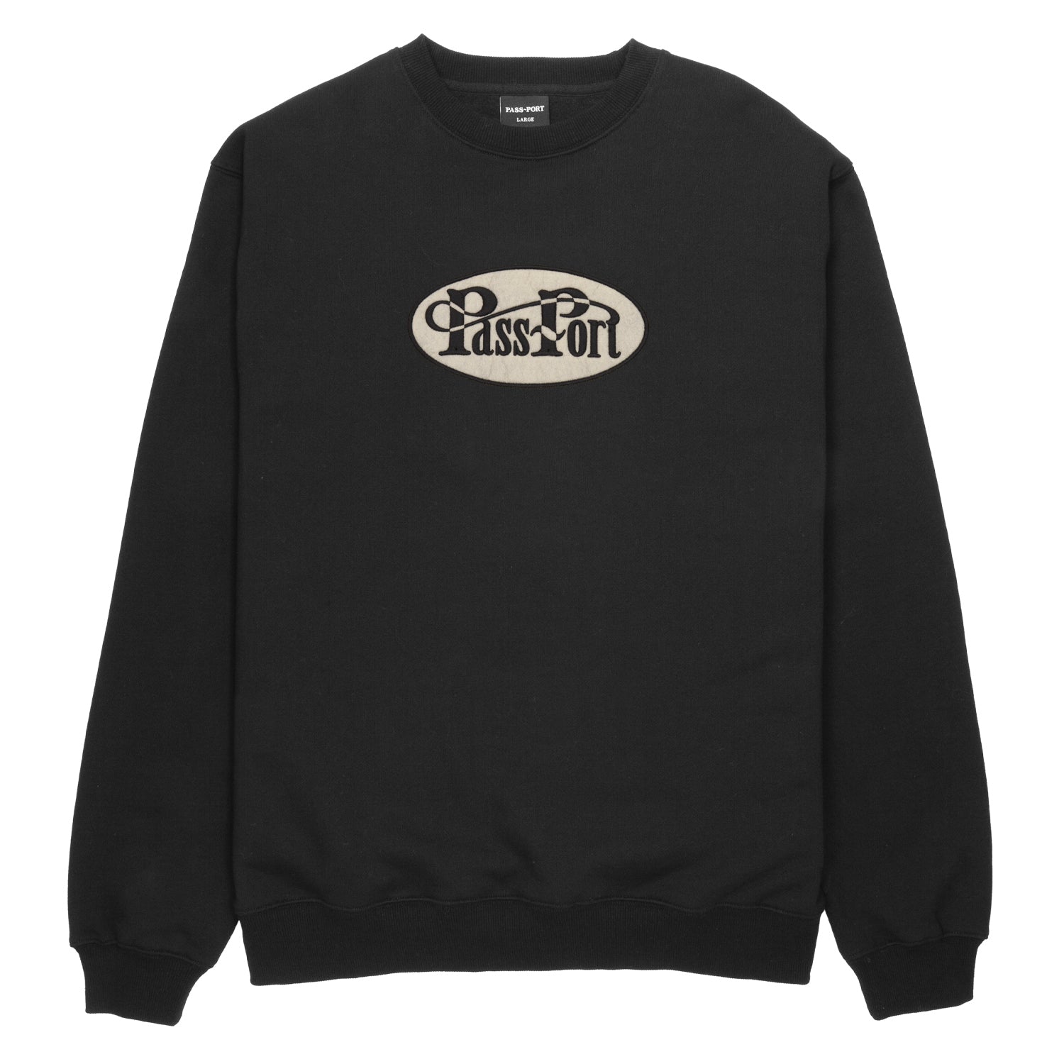 Whip Logo Sweater, Black