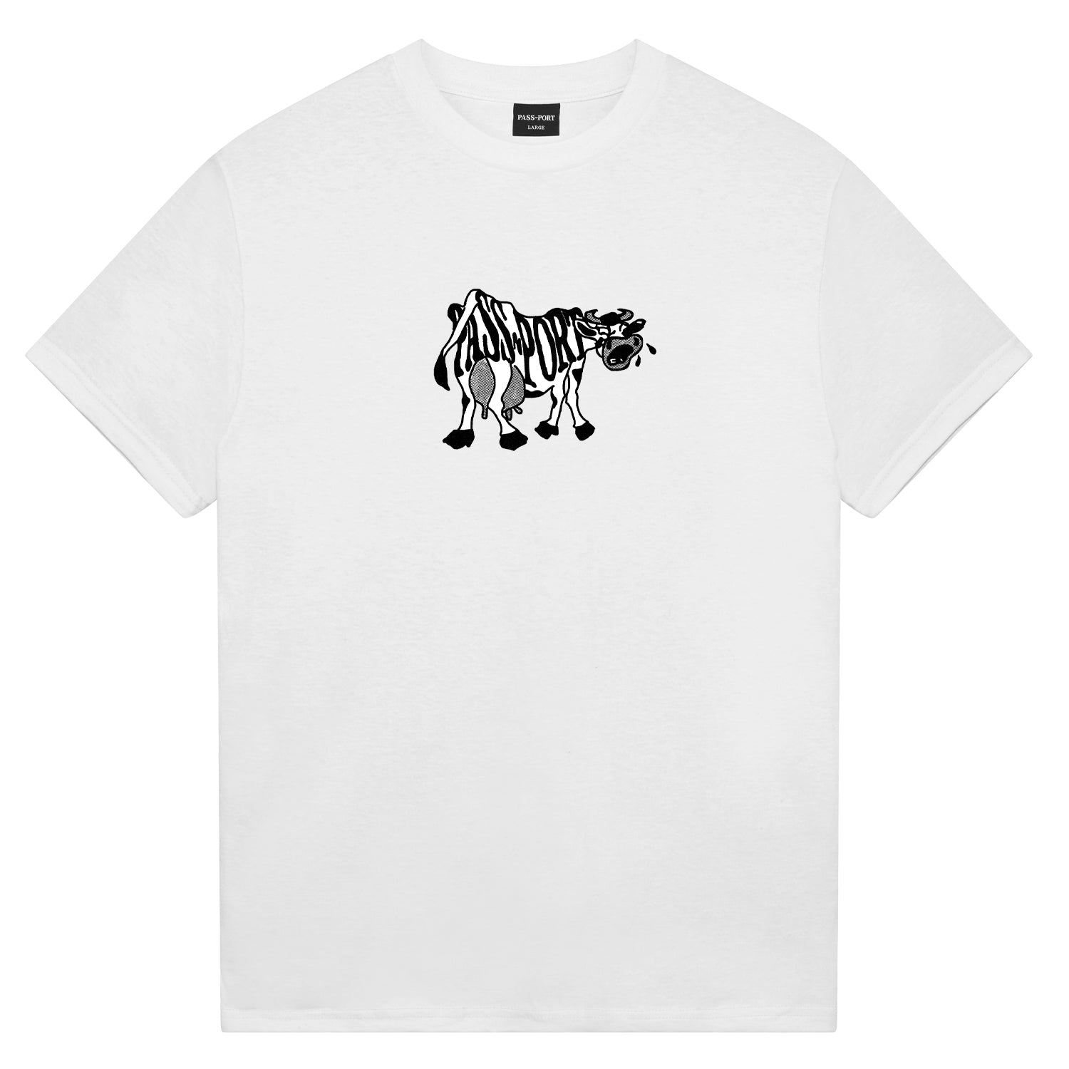 Crying Cow Tee, White
