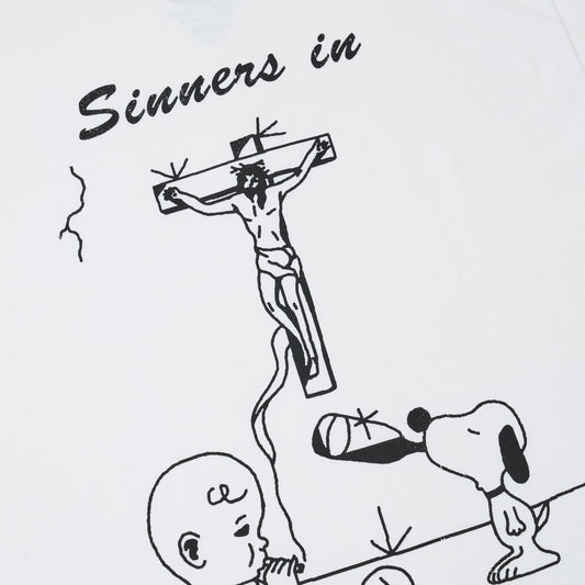 Sinners Tee, White