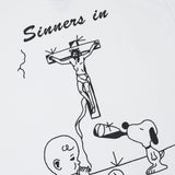 Sinners Tee, White