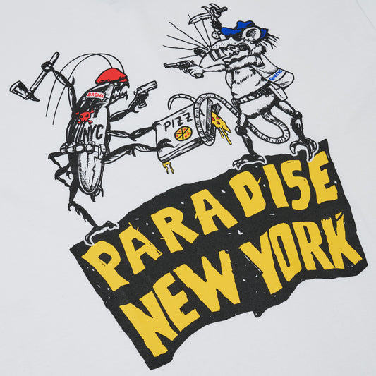 Bronx vs Queens Tee, White