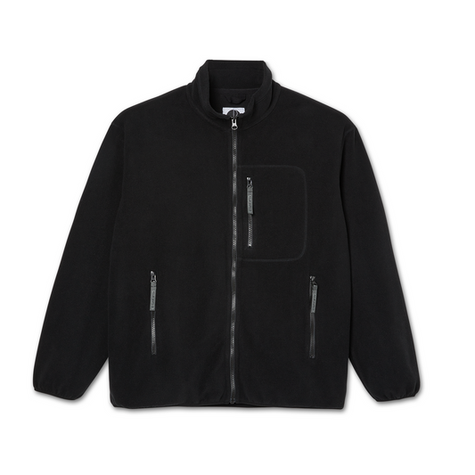 Basic Fleece Jacket, Black