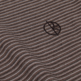 Dizzy Stripe Tee, Chocolate