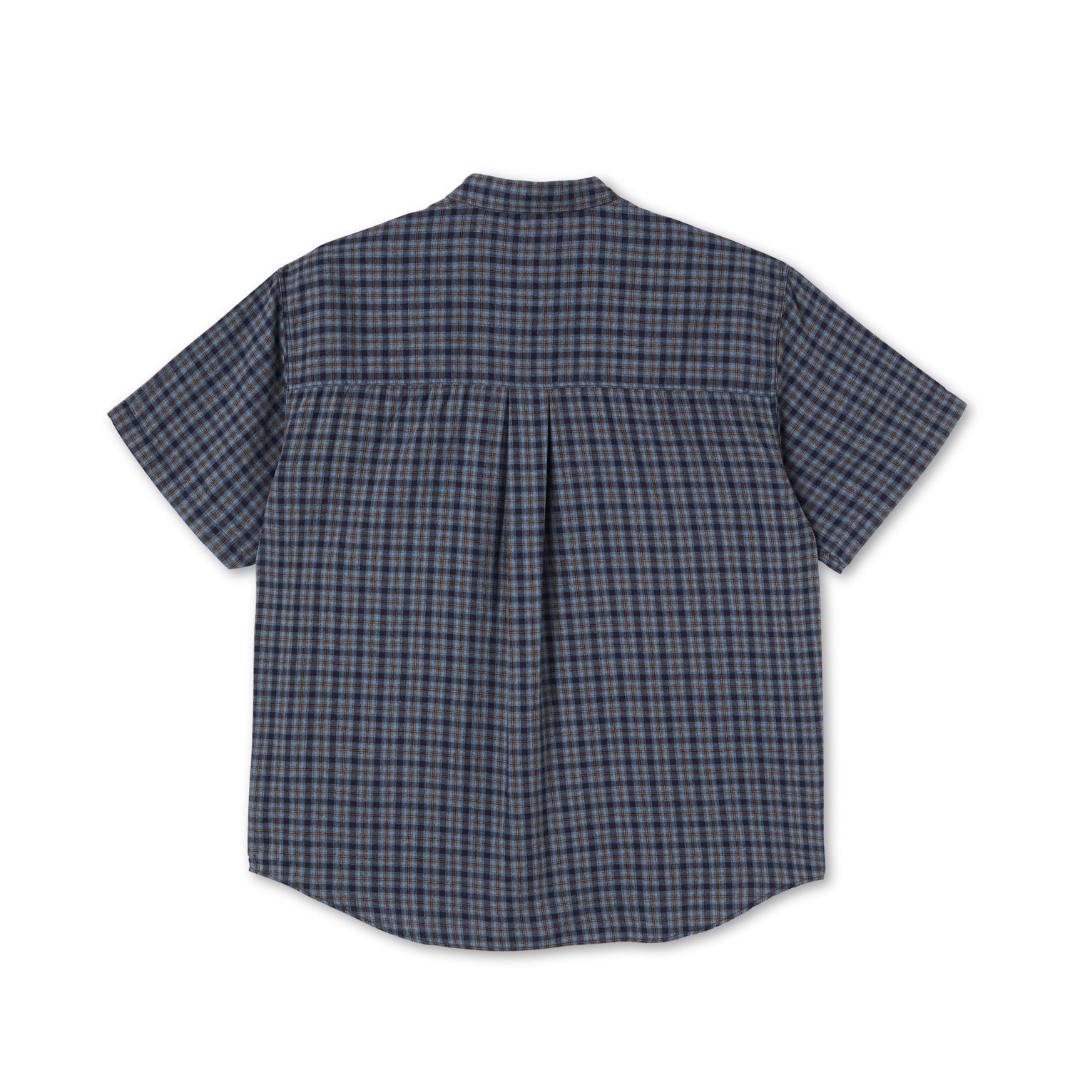 Mitchell Flannel Shirt, Blue / Brown