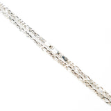 Figaro Chain, Silver