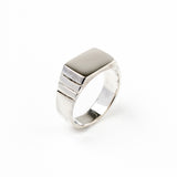 Track Ring, Silver