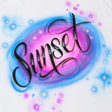 Airbrush Tee 08, White