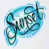 Airbrush Tee 07, White