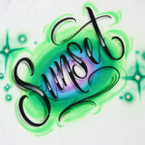 Airbrush Tee 03, White