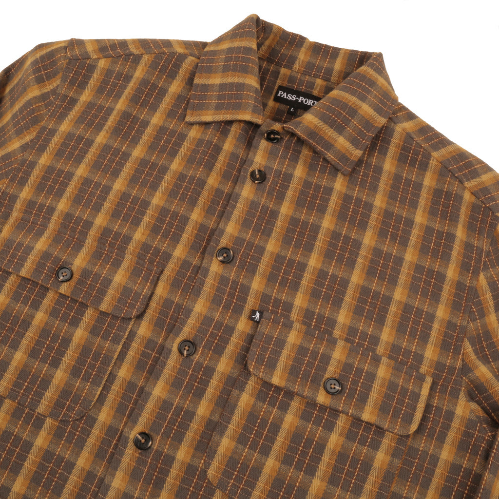 Workers Flannel Shirt, Mustard